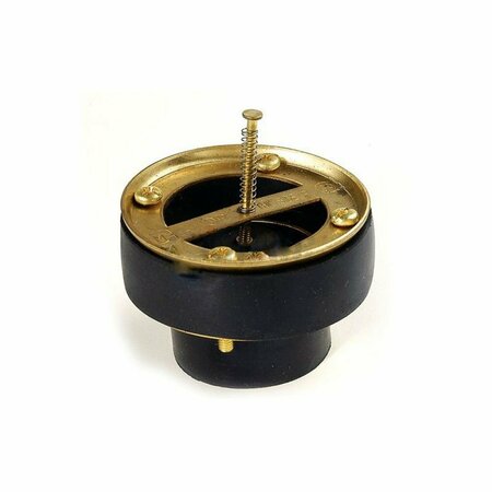 AMERICAN IMAGINATIONS 2 in. Black Brass- Rubber Backflow Preventer AI-38018